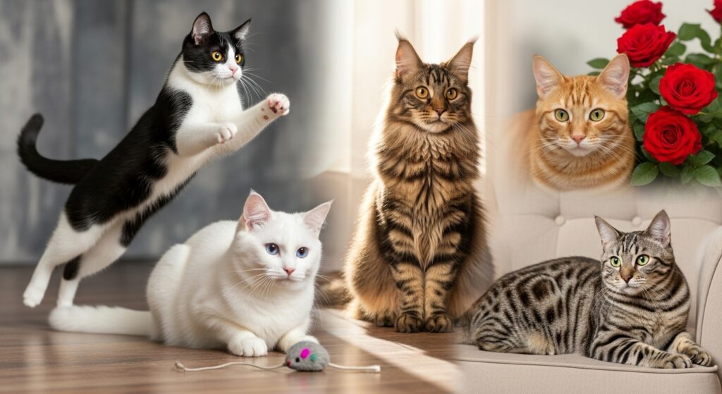 American Domestic cats